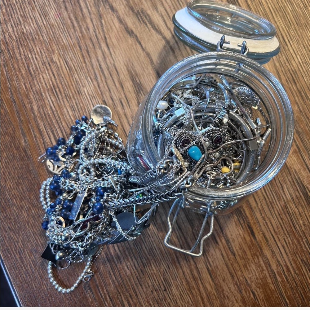 Silver and Black Jewelry Bundle